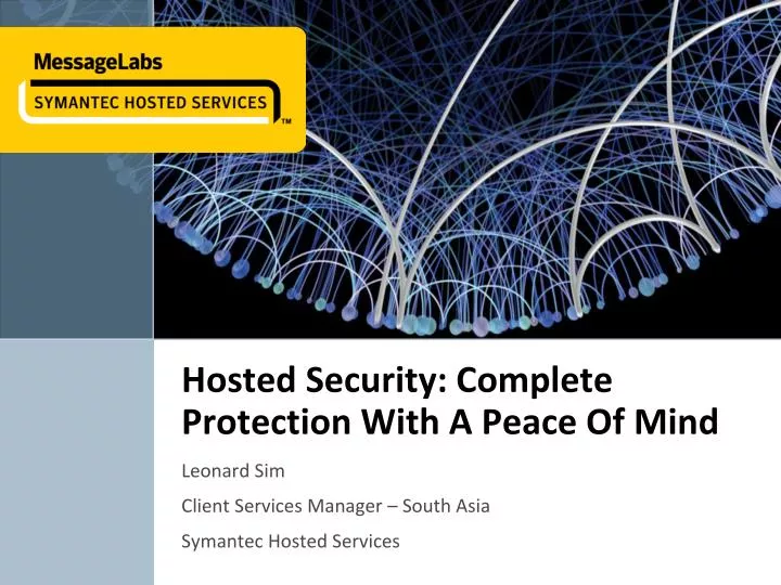 hosted security complete protection with a peace of mind
