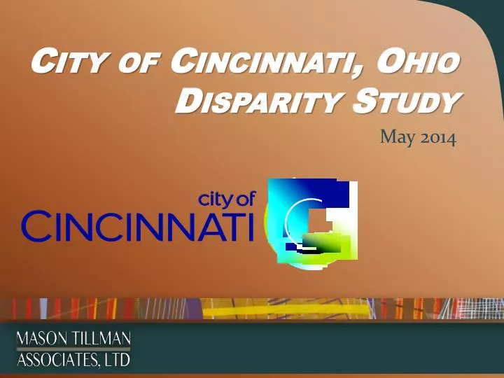 city of cincinnati ohio disparity study