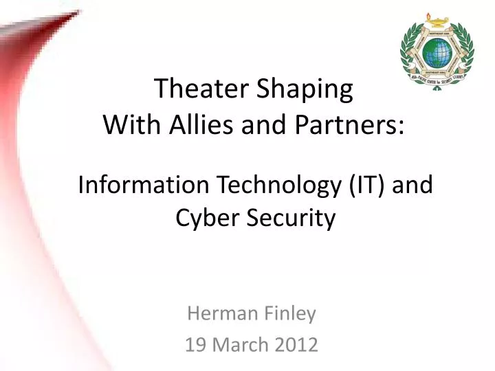 theater shaping with allies and partners