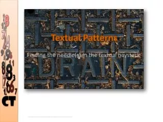 Textual Patterns
