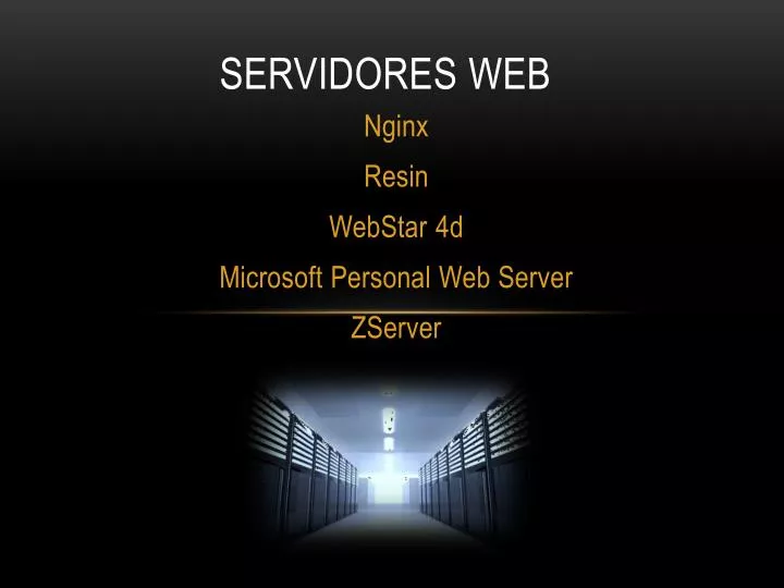 servidores web