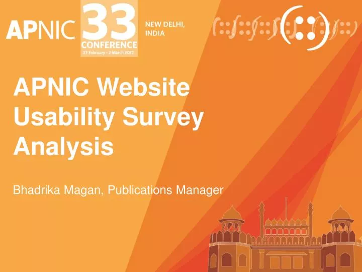 apnic website usability survey analysis