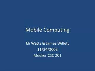 Mobile Computing