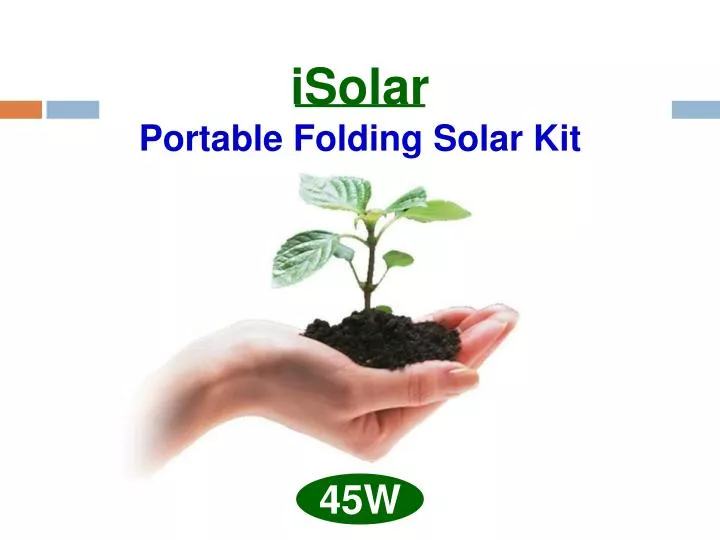 isolar portable folding solar kit