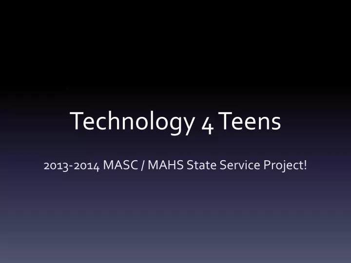 technology 4 teens