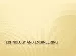 Technology and Engineering - slide 1
