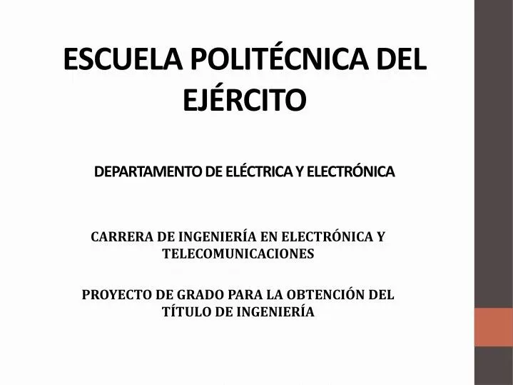 escuela polit cnica del ej rcito departamento de el ctrica y electr nica