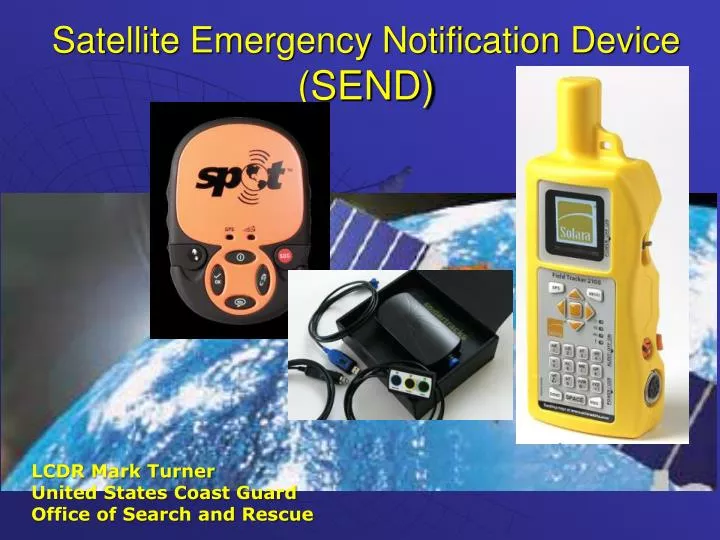 satellite emergency notification device send