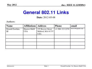 General 802.11 Links