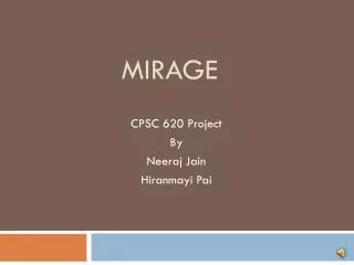 MIRAGE