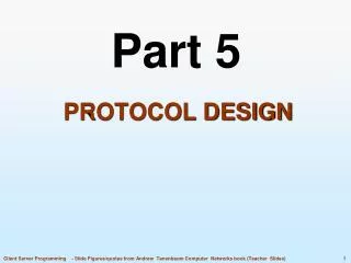 Protocol Design