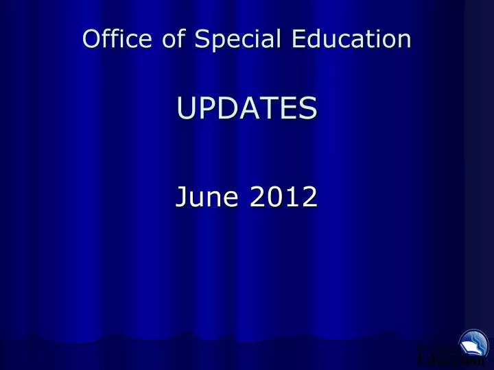 office of special education updates