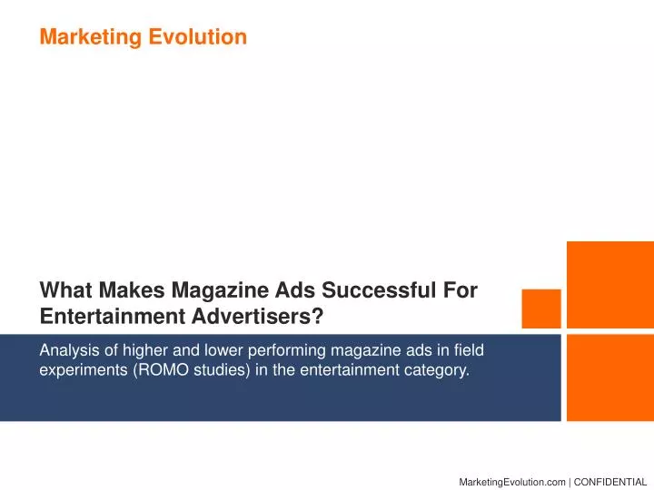 what makes magazine ads successful for entertainment advertisers