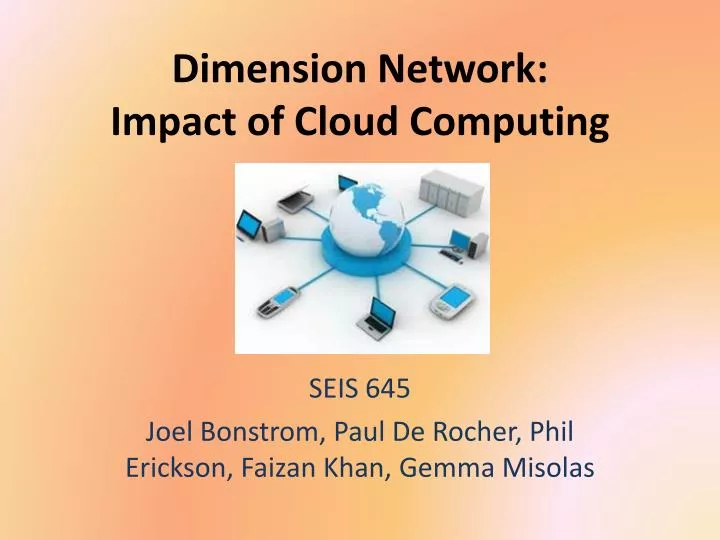 dimension network impact of cloud computing