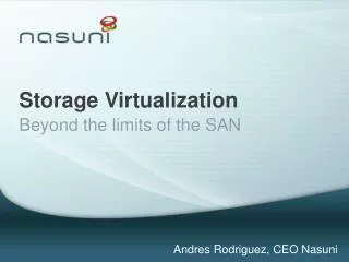 Storage Virtualization