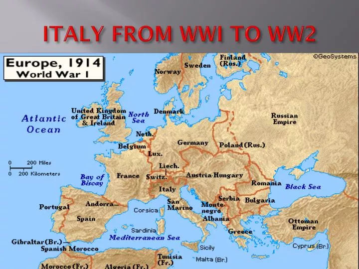italy from wwi to ww2