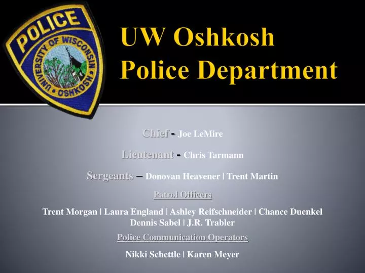 uw oshkosh police department