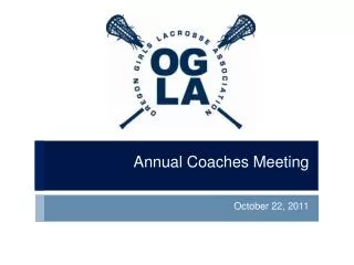 Annual Coaches Meeting