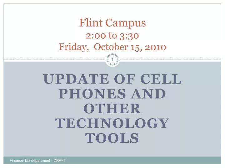 flint campus 2 00 to 3 30 friday october 15 2010