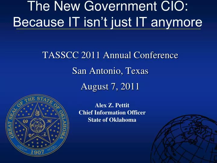 the new government cio because it isn t just it anymore