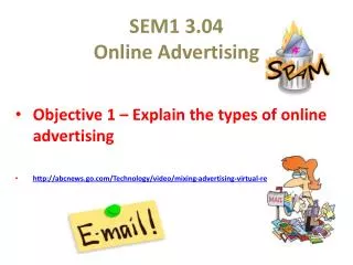 SEM1 3.04 Online Advertising
