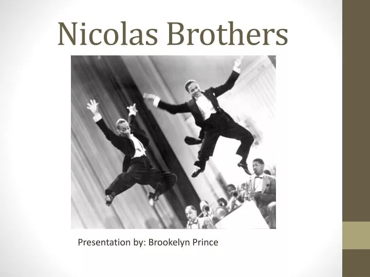 nicolas brothers