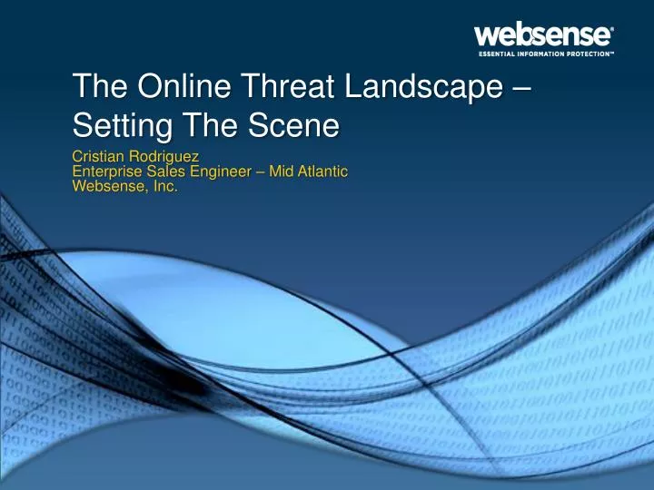 the online threat landscape setting the scene