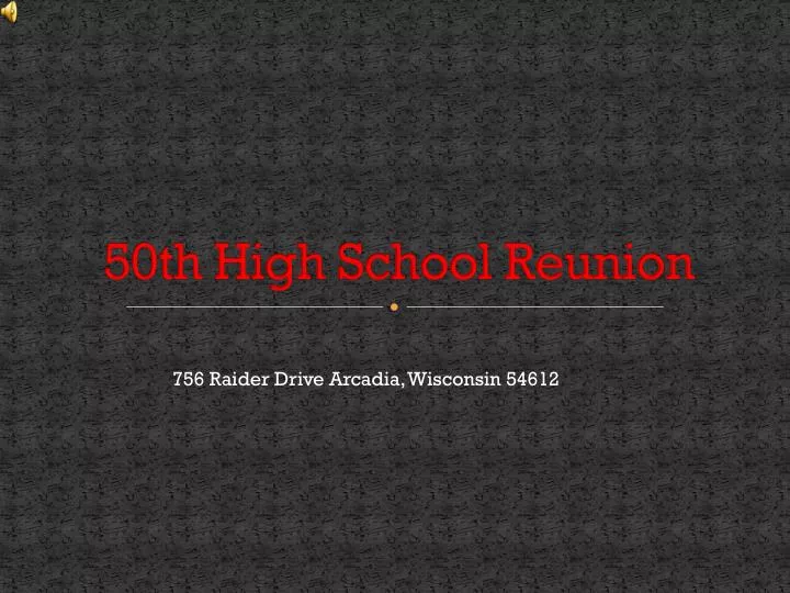 50th high school reunion