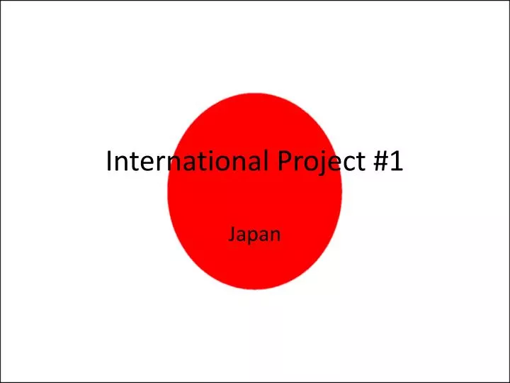 international project 1