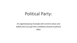 Political Party: