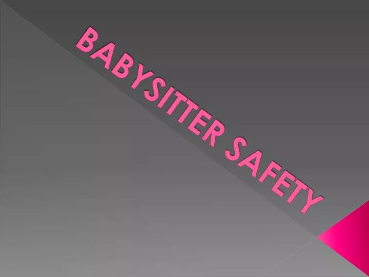 babysitter safety
