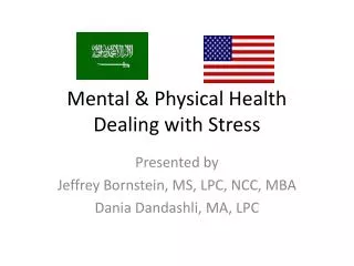 Mental &amp; Physical Health Dealing with Stress