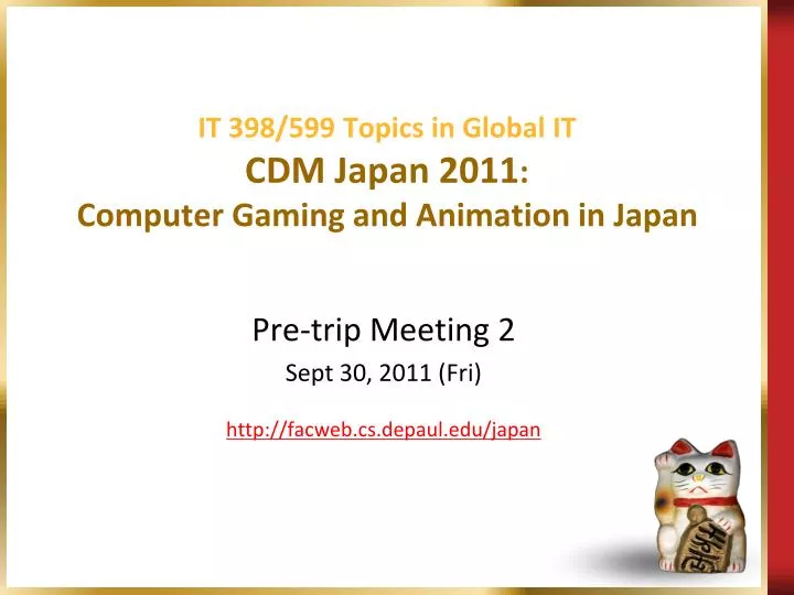 it 398 599 topics in global it cdm japan 2011 computer gaming and animation in japan
