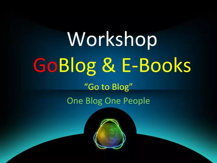 workshop go blog e books