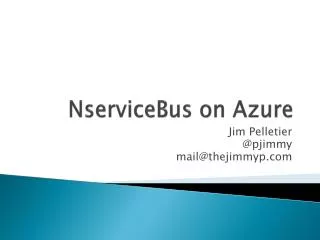 NserviceBus on Azure