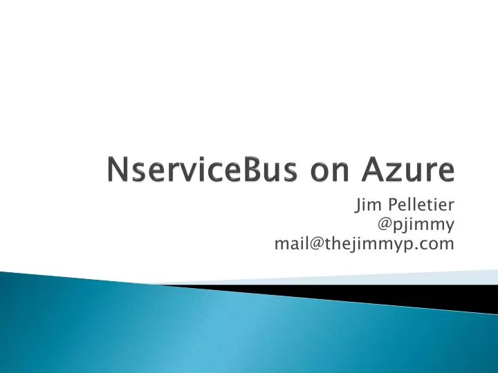 nservicebus on azure