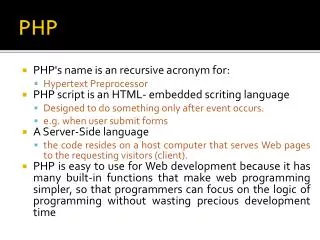 PHP