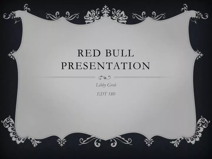 red bull presentation