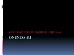 Oneness 4u - slide 1
