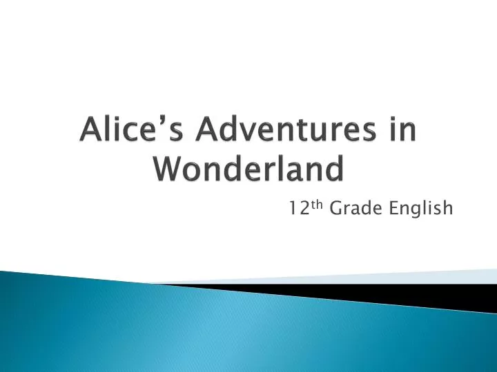 alice s adventures in wonderland