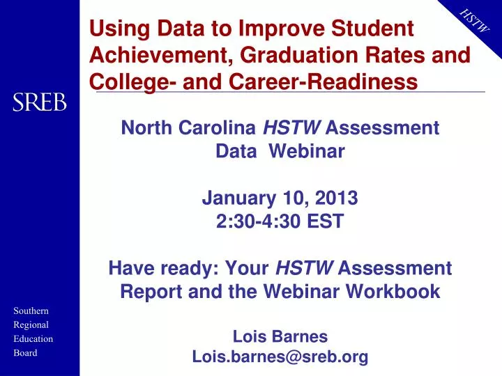 using data to improve student achievement graduation rates and college and career readiness