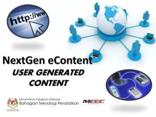 NextGen eContent USER GENERATED CONTENT