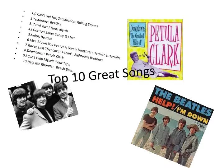 top 10 great songs