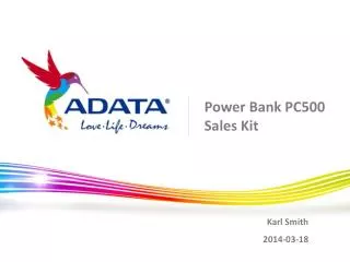 Power Bank PC500 Sales Kit