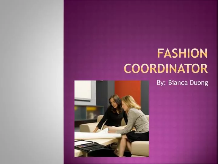 fashion coordinator