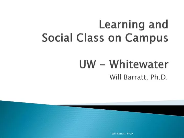 learning and social class on campus uw whitewater