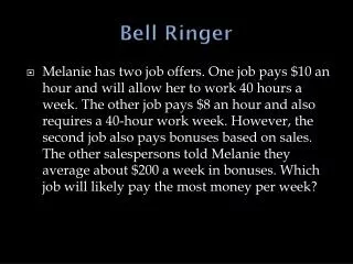 Bell Ringer