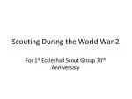 Scouting During the World War 2 - slide 1