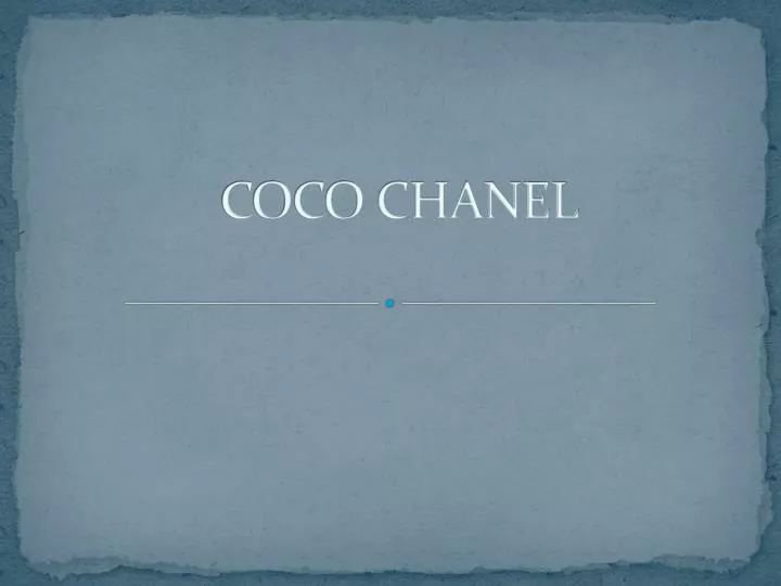 coco chanel