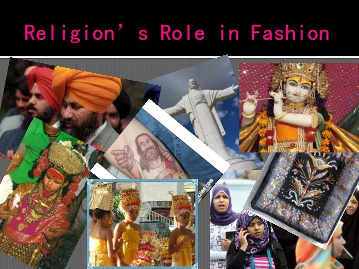 religion s role in fashion